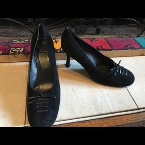 Stuart Weitzman Black Suede Pumps Sz 9.5